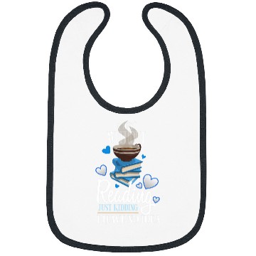 Discover Book Lover A DAY WITHOUT READING Reader Book Club Bookworm Bibs