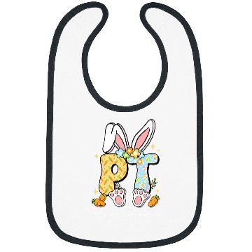 Discover Physical Therapist PT Physical Therapy Bunny Easter Day Bibs