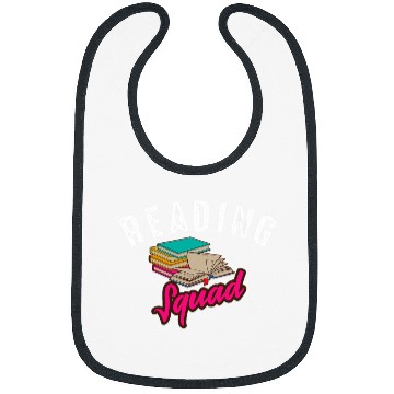 Discover Cool Reading Squad Funny Team Book Reader Librarian Gift 2 Bibs