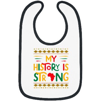 Discover My History is Strong Future Black History Maker Student Bibs