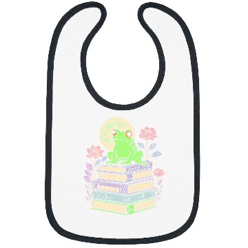Discover Literary Botanical Art Cottagecore Frog Bibs