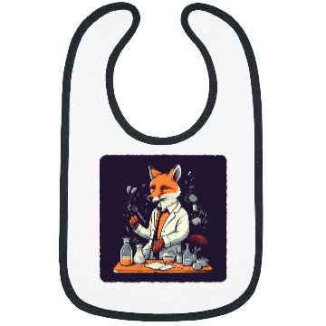 Discover Fox Lab Coat Science Experiments Research Scientist Bibs