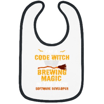 Discover Halloween Programmer Coder Software Web Developer Coding Bibs