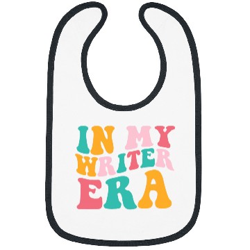 Discover In My Writer Era Groovy Book Writer Bibs