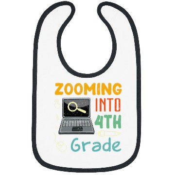Discover Zooming Into Virtual ELEarning 4th Grade Back to School Bibs