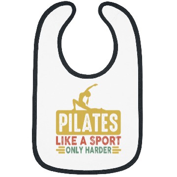 Discover Womens Funny Instructor Pilates Exercise Lover Yoga Teacher Class Bibs