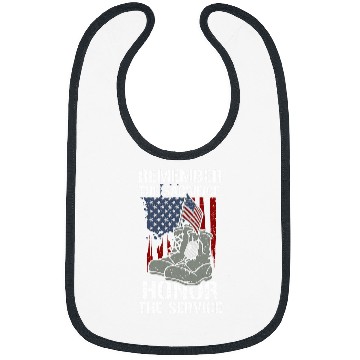 Discover Memorial Day Tribute Remember the Sacrifice Memorial Day Bibs