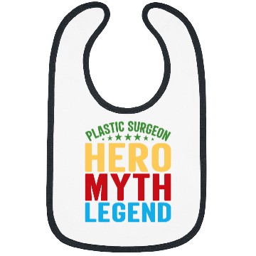 Discover Plastic Surgeon Legend Surgery Expert Doctor Graphic Bibs