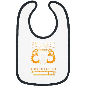 Discover Mens Engineer Engineering Student Funny Bibs
