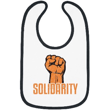 Discover Solidarity Fist Physical Job Labor Union Worker Protests Bibs