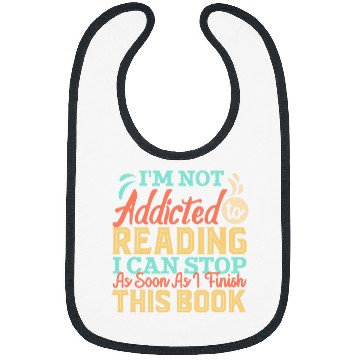 Discover Book Lover Quote Librarian Pun Book Reading Text Design Bibs