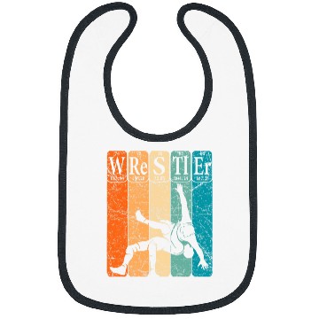 Discover Wrestler Periodic Table Elements Wrestling Nerd vintages Bibs