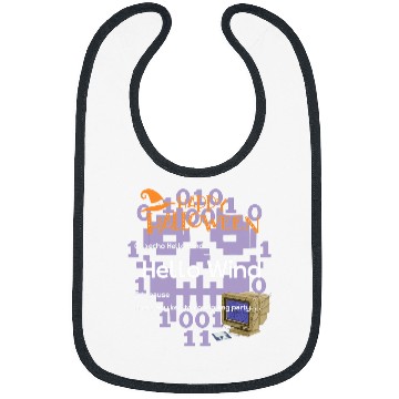 Discover Halloween Programmer Coder Software Web Developer Coding 12 Bibs