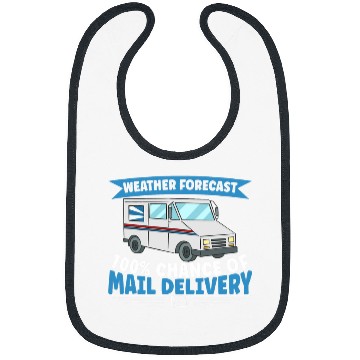 Discover Mailman Weather Forecast 100 Mail Delivery Postal Worker Bibs