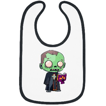 Discover Zombie Priest Costume Bibs
