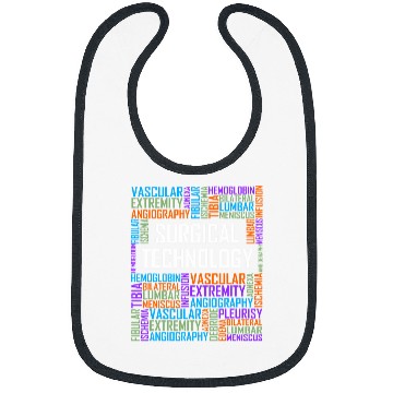 Discover Surgical Technology Words Gift Tech Technologist Surgeon Bibs