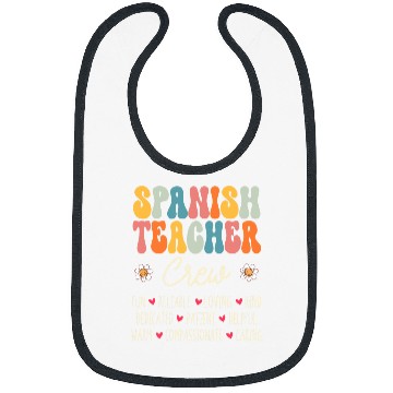 Discover Spanish Teacher Crew Appreciation Week Back to School Bibs