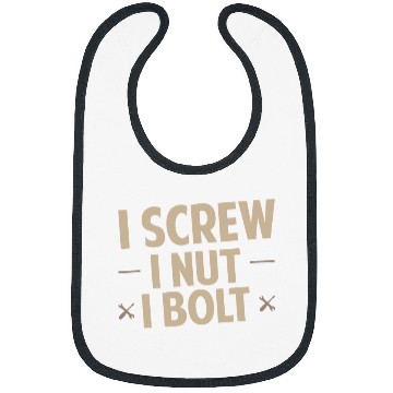 Discover I Screw I Nut I Bolt Construction Worker Handyman 9 Bibs