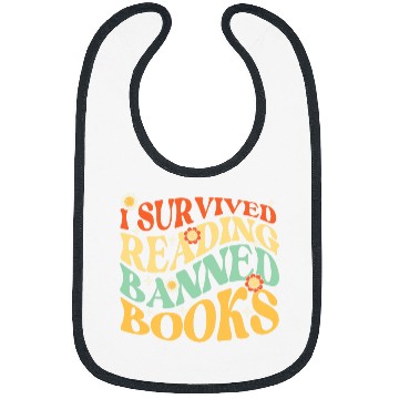 Discover I Survived Reading Banned Books Book Lover Bookworm Reader Bibs