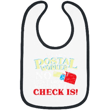 Discover Yes Im A Postal Worker Bibs