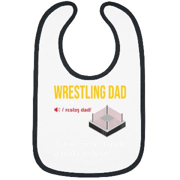 Discover Wrestling Dad Definition Grappling Wrestler Parents Bibs