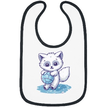 Discover Cute Arctic Fox Water Polo Bibs