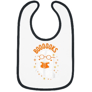 Discover cute ghosts book reading teacher school halloween 1 Bibs