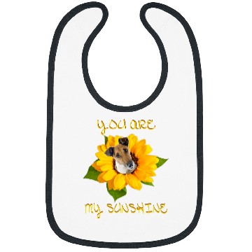 Discover You Are My Sunshine Fox Terrier Smooth Bibs