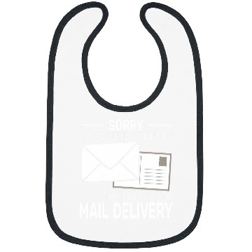 Discover Sorry I wasnt Listening postal worker Mail carrier Bibs