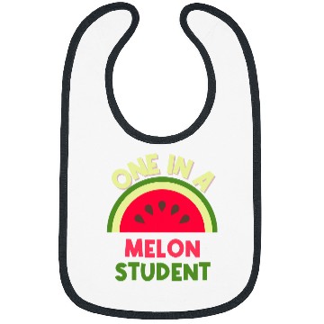 Discover You Are One In A Melon Student Watermelon Lover Student Bibs