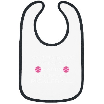 Discover Funny Pickleball Pun Youre Not Pickleball Pink Bibs