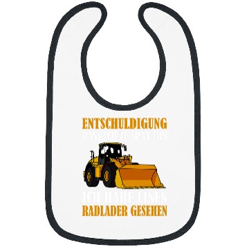 Discover Wheel loader construction site building worker 4 Bibs