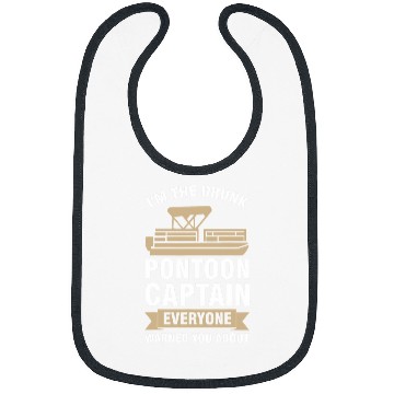 Discover Im the drunk pontoon captain Pontoon Boat Bibs
