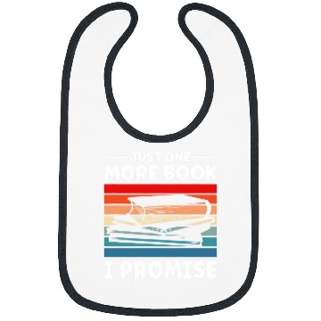Discover One More Book I Promise Funny Reading Bibs