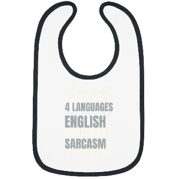 Discover Correctional Officer I Speak 4 Languages English Profanity Bibs