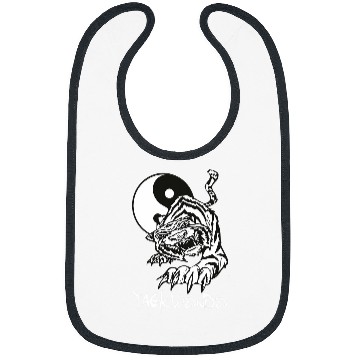 Discover Taekwondo yin yang tiger Bibs
