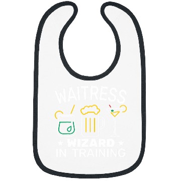 Discover Waitress Wizard in Training womens Waiting staff waitress Bibs