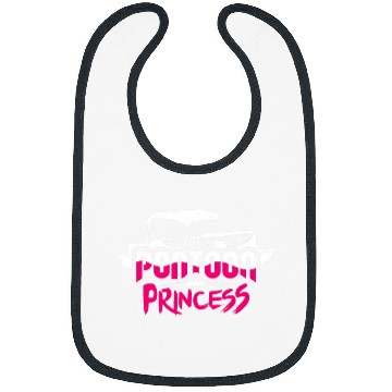 Discover Pontoon Princess Pontooning Boat Lover Funny 3 Bibs