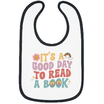 Discover its good day to read book library reading lovers Bibs