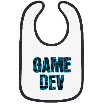 Discover Im a Game Dev Computer Circuit Programming Bibs