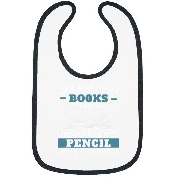 Discover Book Reader Funny Book Lover Reading Bibs