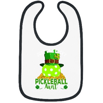 Discover One Lucky Pickleball Aunt Patricks Day Player Clovers Bibs