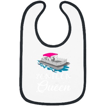 Discover pontoon queen pontooning boat lover Bibs