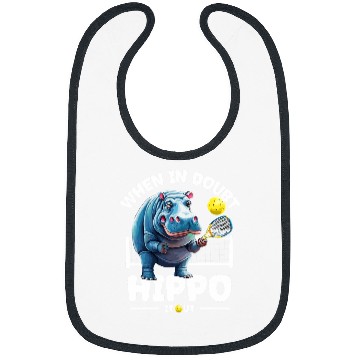 Discover Funny When In Doubt Hippo It Out Funny Hippo Pickleball Bibs