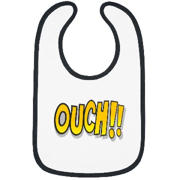 Discover OUCH Pop Art Comic Book Speech Bubbles Street Graffiti Art Bibs