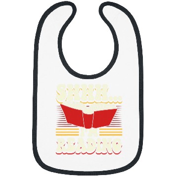 Discover Reading Book Lover ShhhIm Reading Bibs