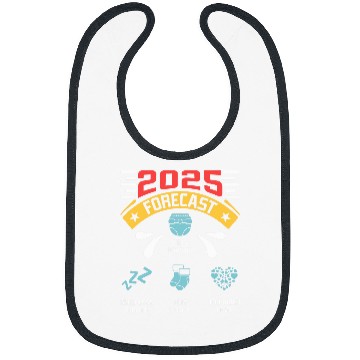 Discover 2025 FORECAST Baby Prediction Future Mother Soon Mum Bibs