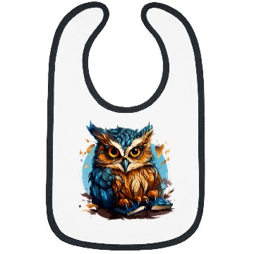 Discover Cute Owl Reading Book Bookworm Owls Bibs