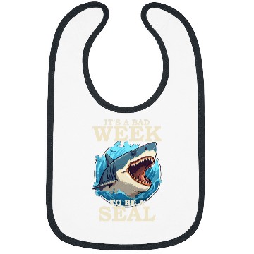 Discover Its A Bad Week To Be A Seals Shark Lovers Bibs