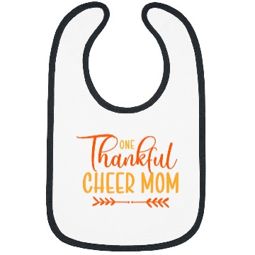 Discover Cheer Mom Cheerleading Fall Thanksgiving Thankful Bibs